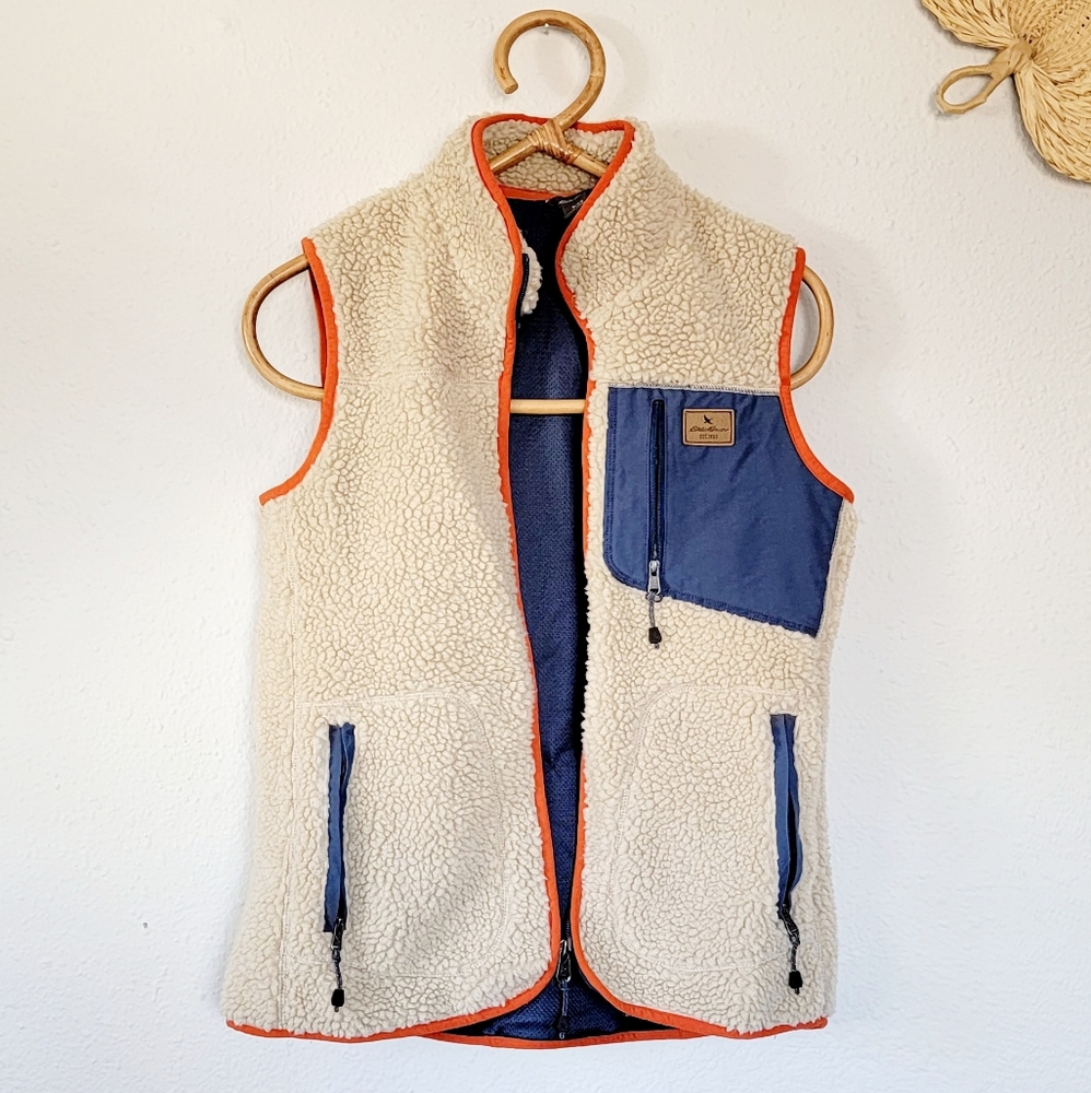 Eddie Bauer sherpa vest